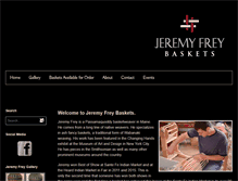 Tablet Screenshot of jeremyfreybaskets.com